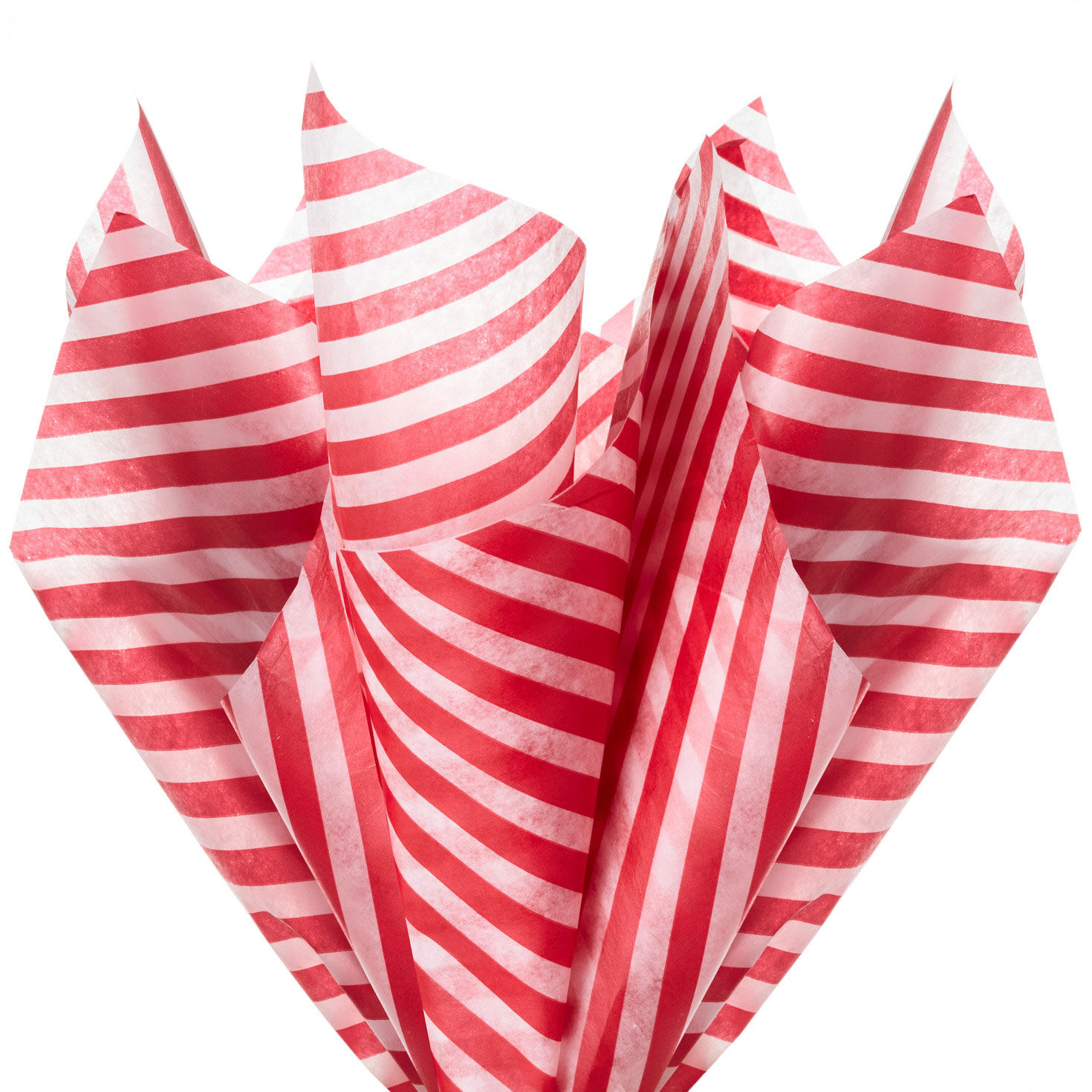 Red and White Stripes Food Safe Holiday Wrap front fan image number 2