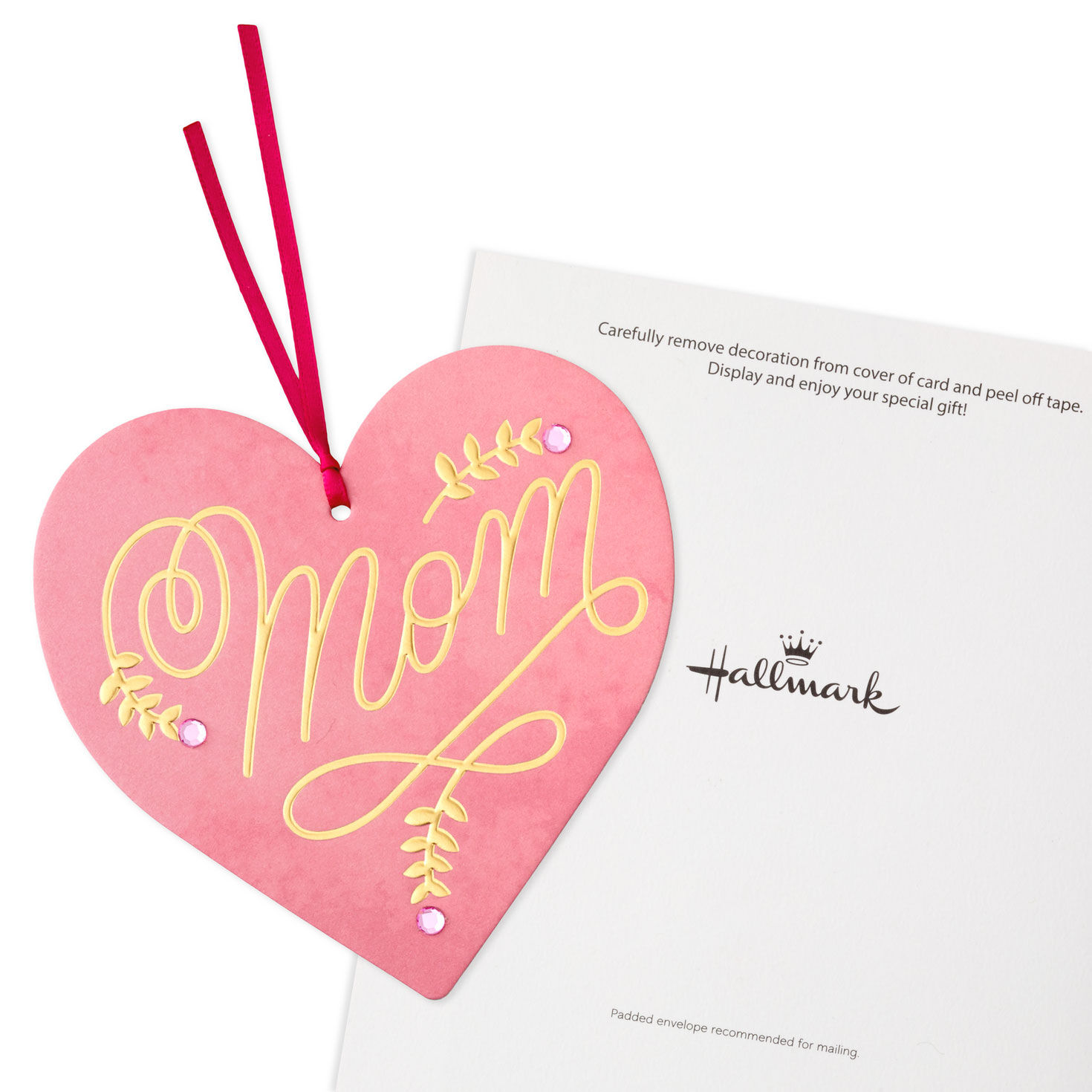 Birthday Card for Mom With Heart-Shaped Decoration attachment detail image number 6