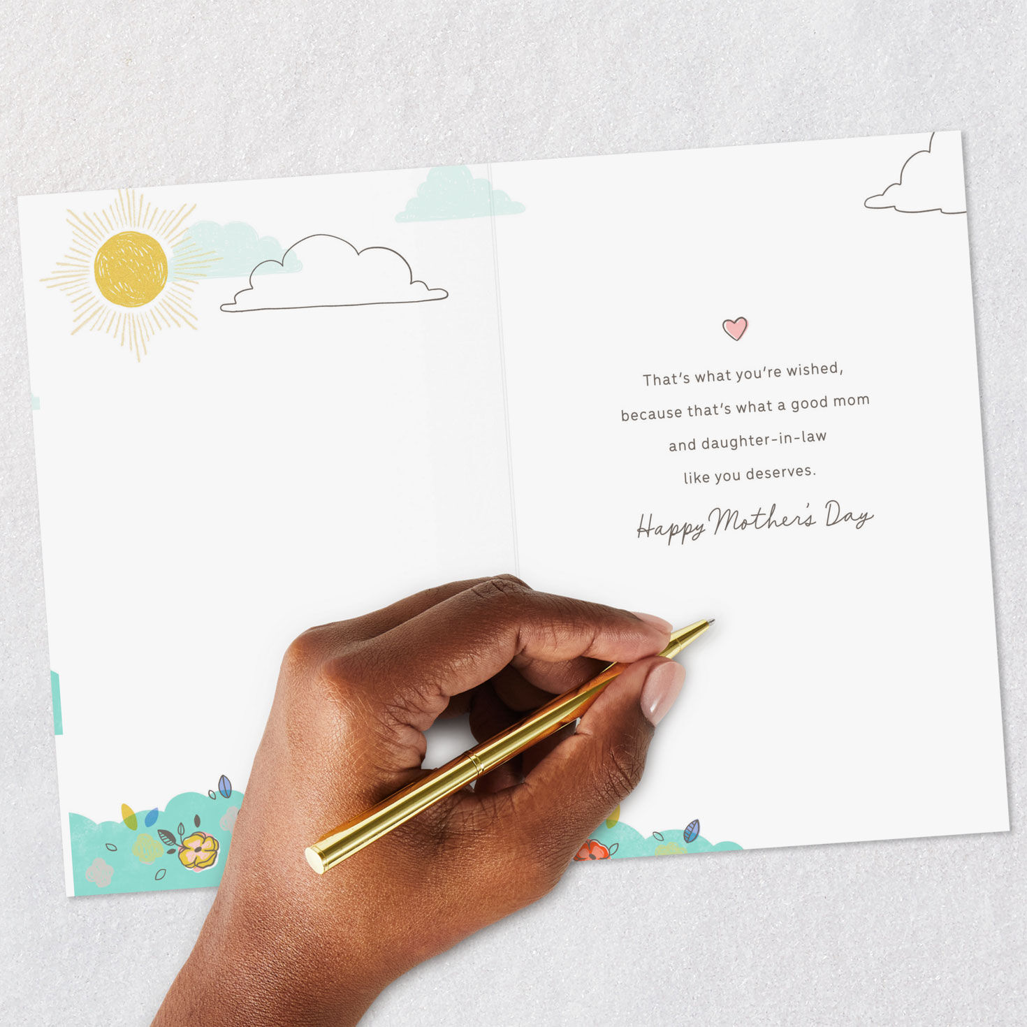 Adirondack Chair Mother's Day Card for Daughter-in-Law Signing card image number 6