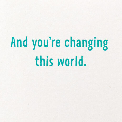 3.25" Mini Little World Changers™ You're Changing the World Card, 