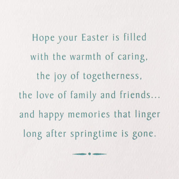 Wishes of Joy, Love and Happy Memories Easter Card, , large image number 2