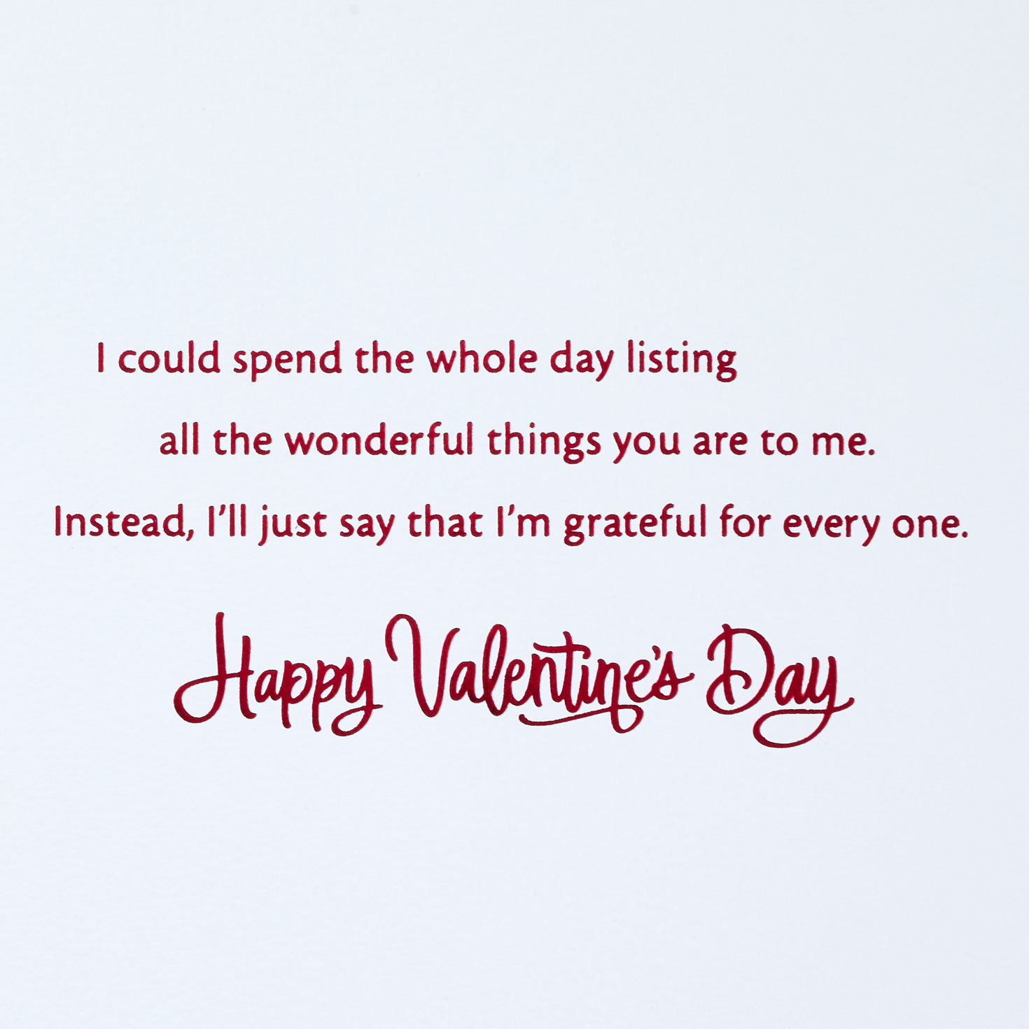 Brushstroke Heart Husband Valentine's Day Card Sentiment image number 3