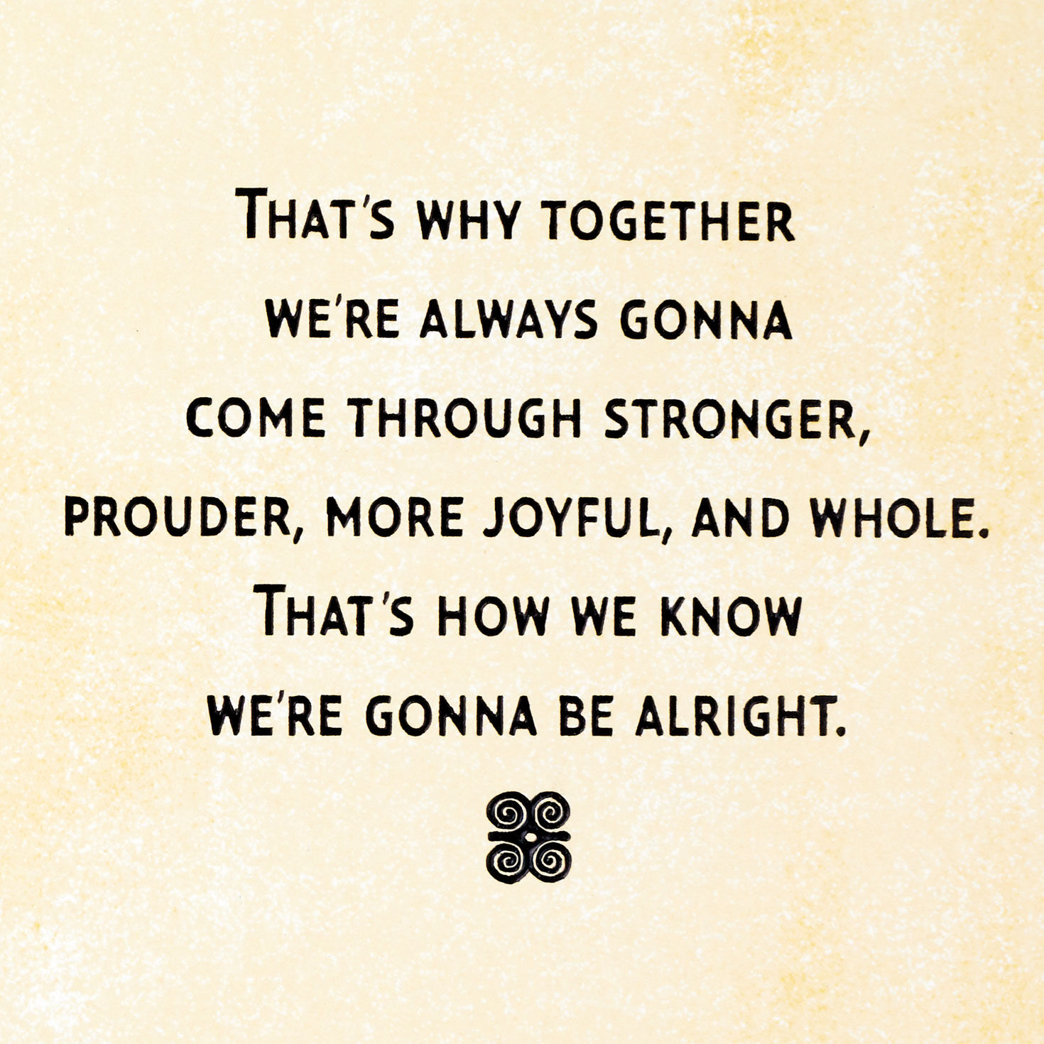 Our Black Rhythms Inspirational Card, , large image number 3