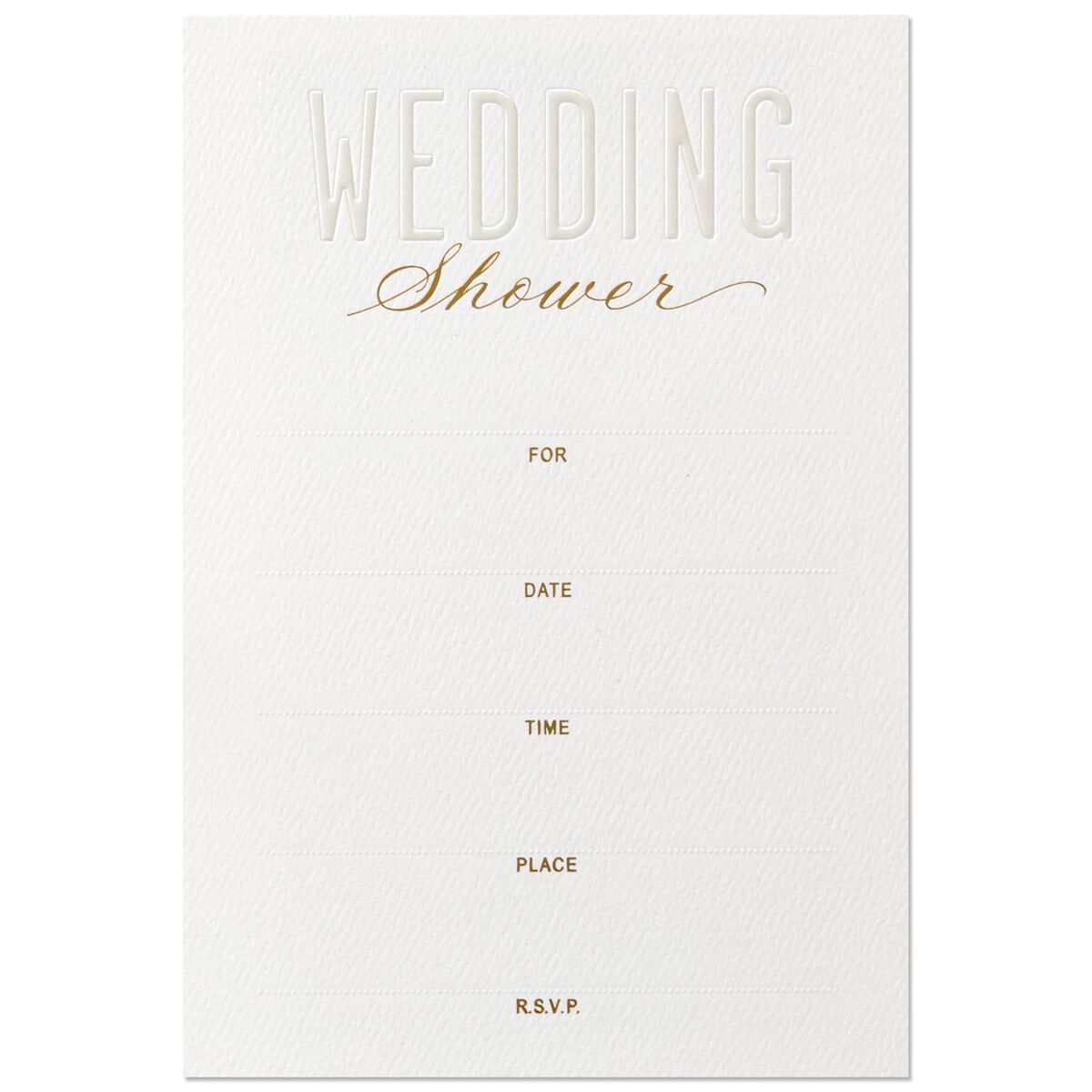 Embossed Dots Bridal Shower Invitation, Box of 12 Invitations Hallmark