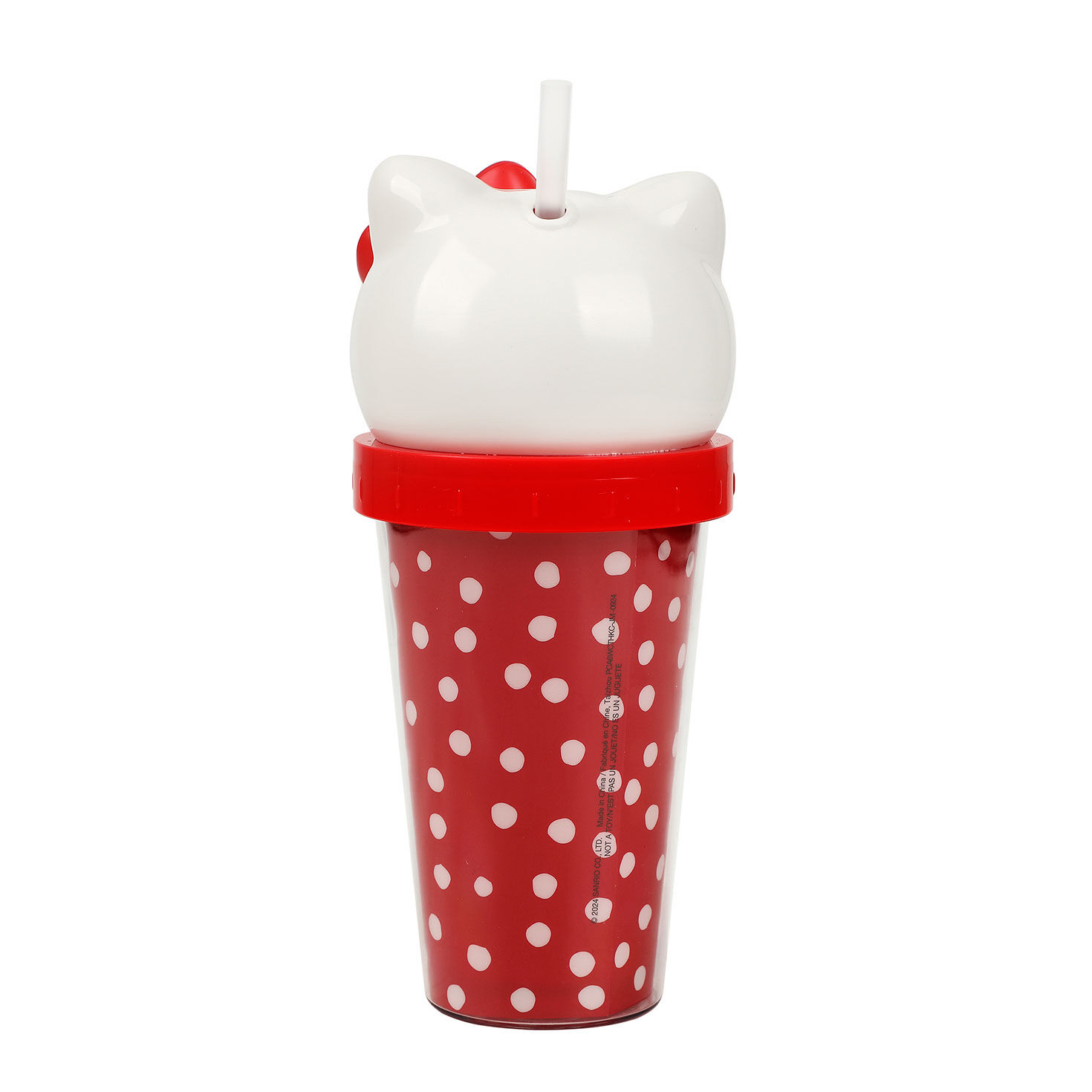 BioWorld Hello Kitty Shaped Tumbler With Straw  image number 3