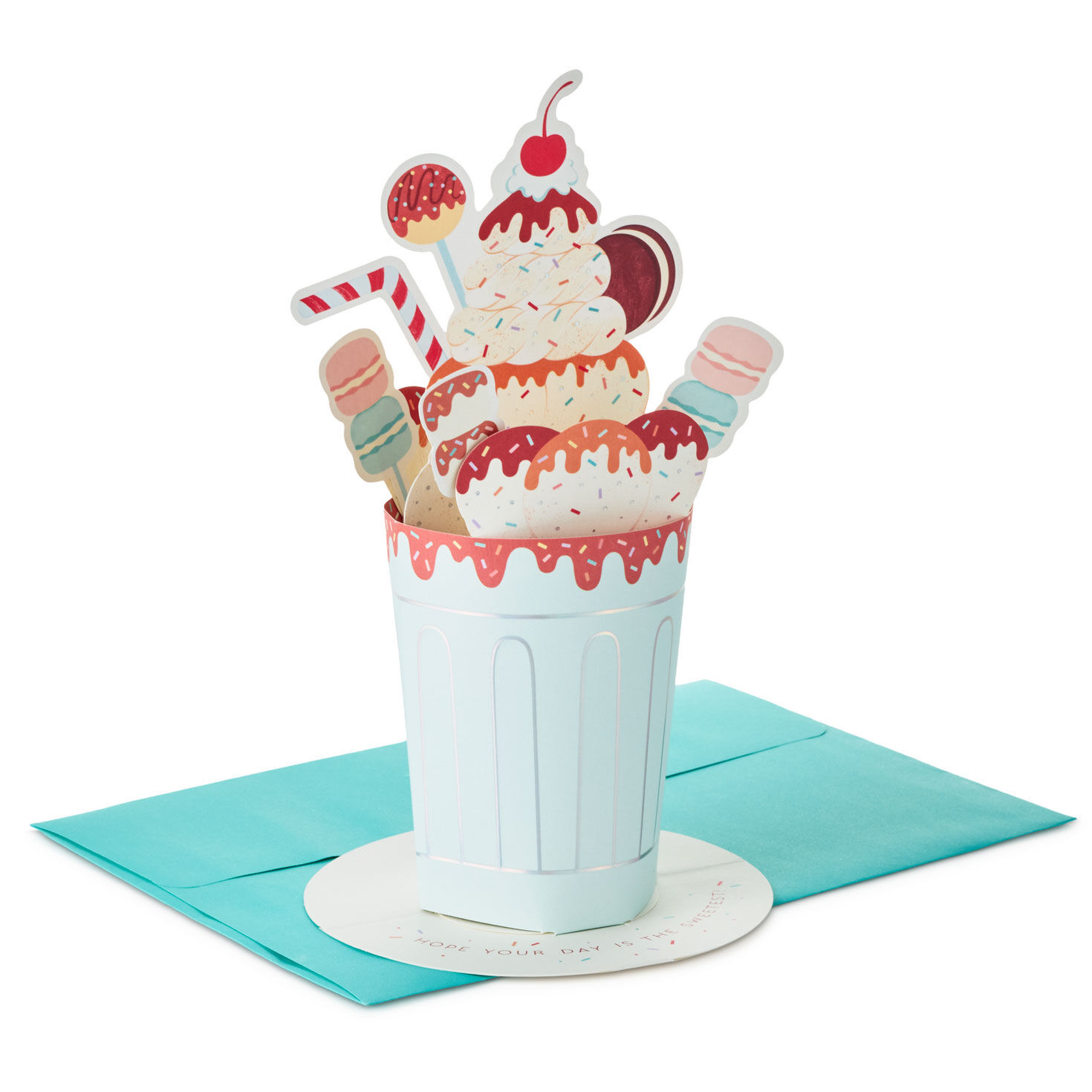 Sweetest Day, Ice Cream Sundae 3D Pop-Up Card