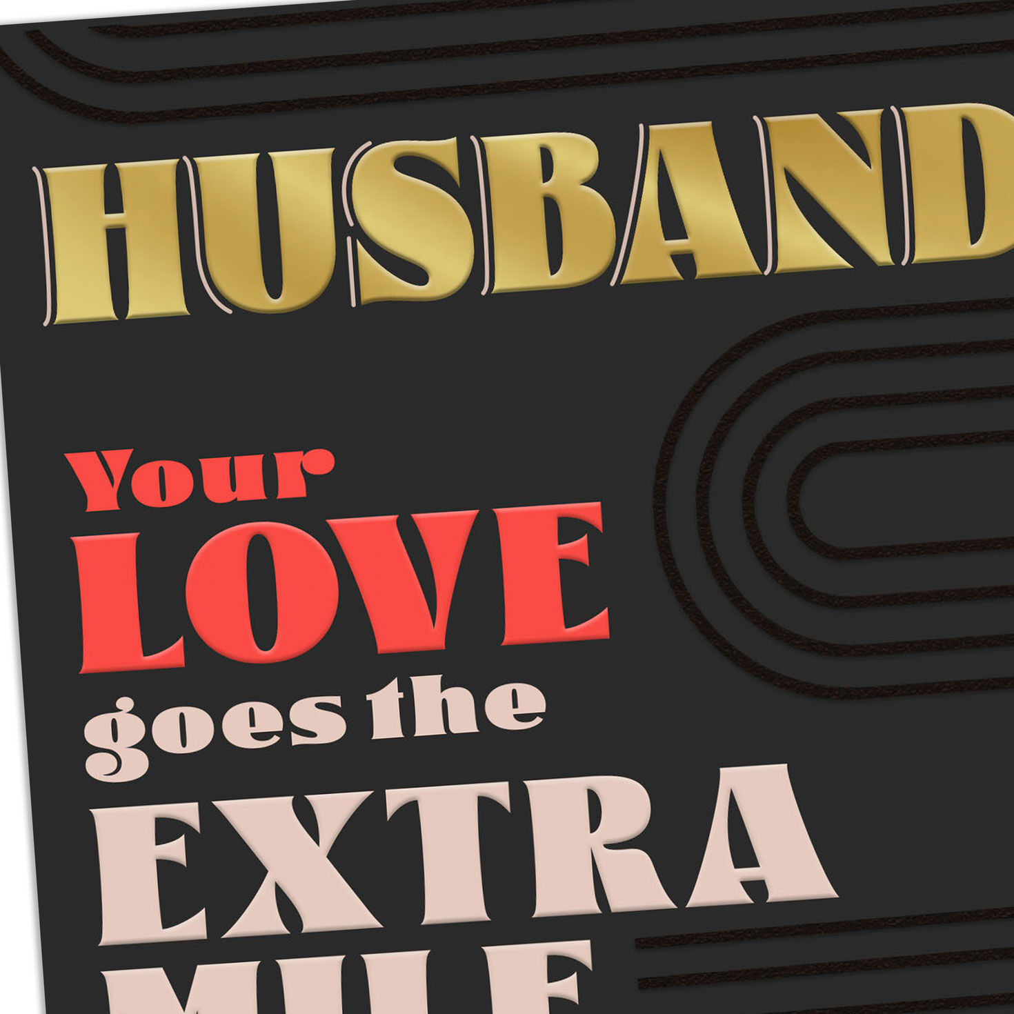 Your Love Goes the Extra Mile Valentine's Day Card for Husband, , large image number 5