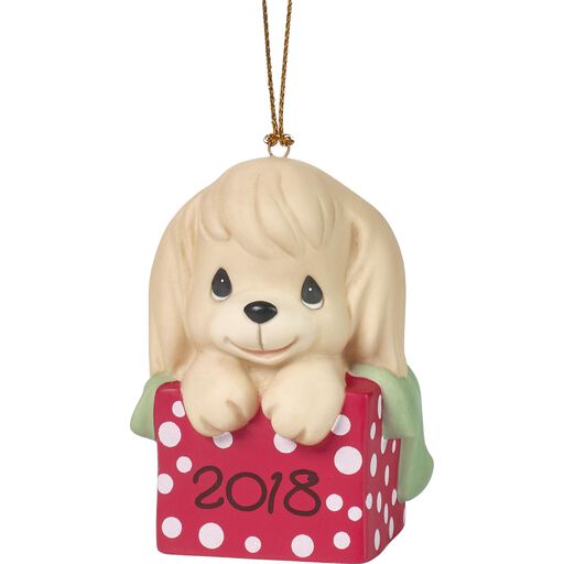 Precious Moments Have a Paw-fect Christmas 2018 Dog Ornament, 