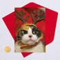 Cat With Antlers Be Merry, Dammit Funny Christmas Card, , large image number 5