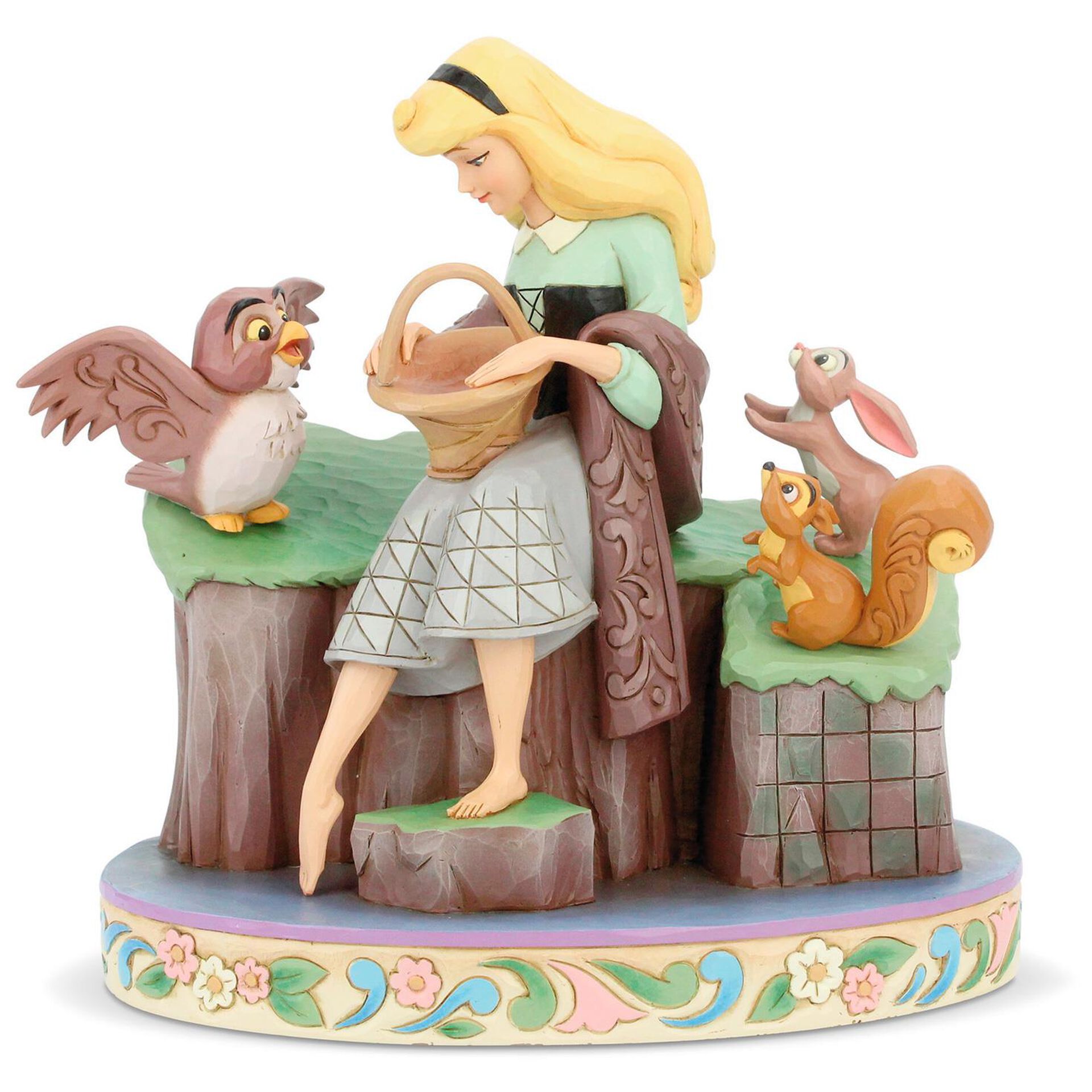 Jim Shore Disney Sleeping Beauty And Animals Figurine 8 Figurines Hallmark