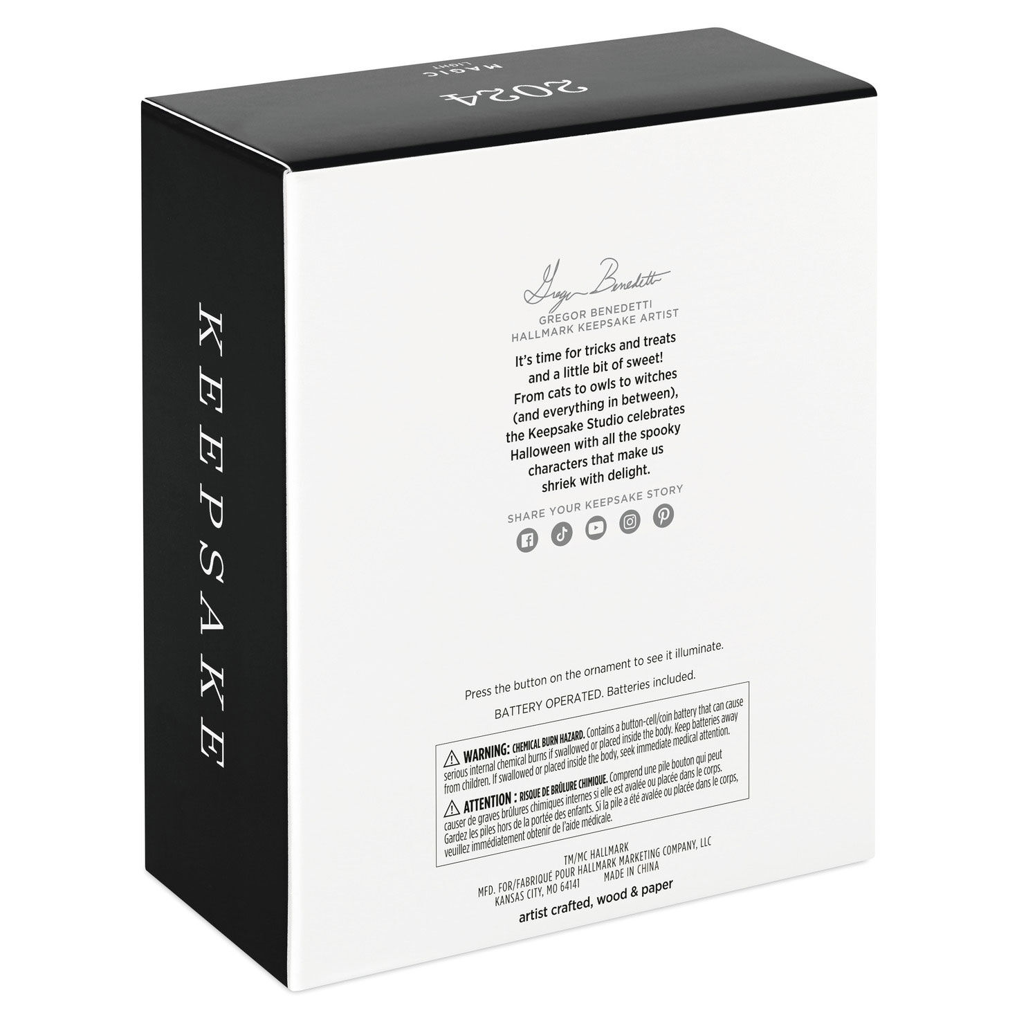 The Peanuts&reg; Gang It's the Great Pumpkin, Charlie Brown Papercraft Ornament With Light, , large image number 8