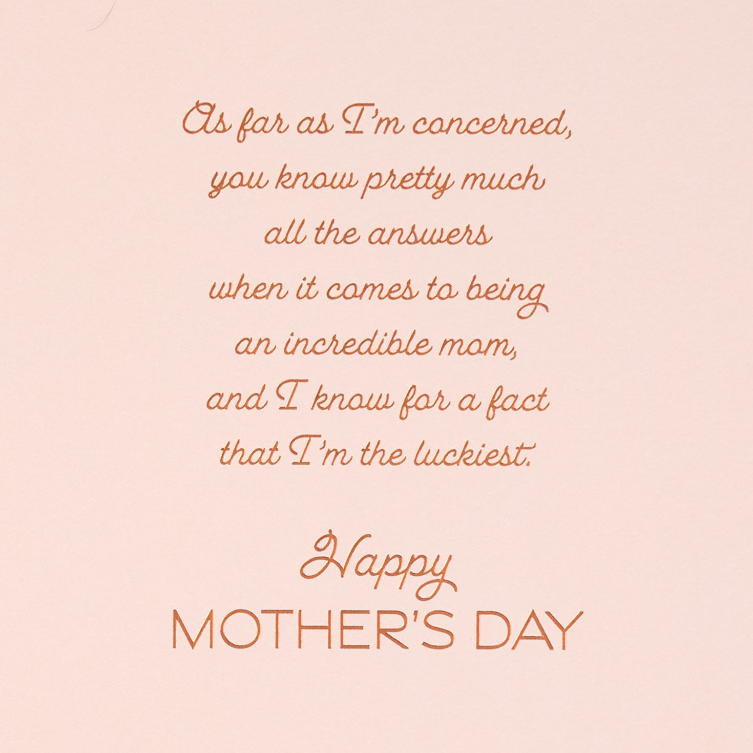 Waves and Shells on Navy Mother's Day Card for Mom Sentiment image number 2