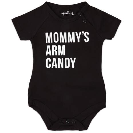Mommy's Arm Candy Bodysuit, 0–6 Months, , large