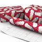 Snow Kiddos on Red Jumbo Holiday Wrapping Paper Roll Wrapped pkg image number 2