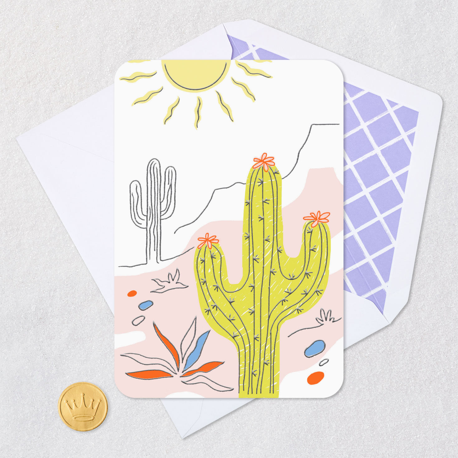 Sunny Desert Landscape Blank Card - Greeting Cards | Hallmark