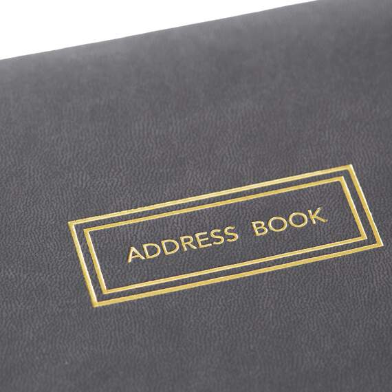 Classic Charcoal Address Book, , large image number 3