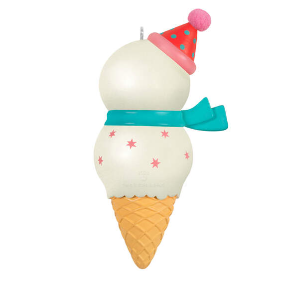 Daughter Snowman Ice Cream Cone 2024 Ornament, , large image number 6