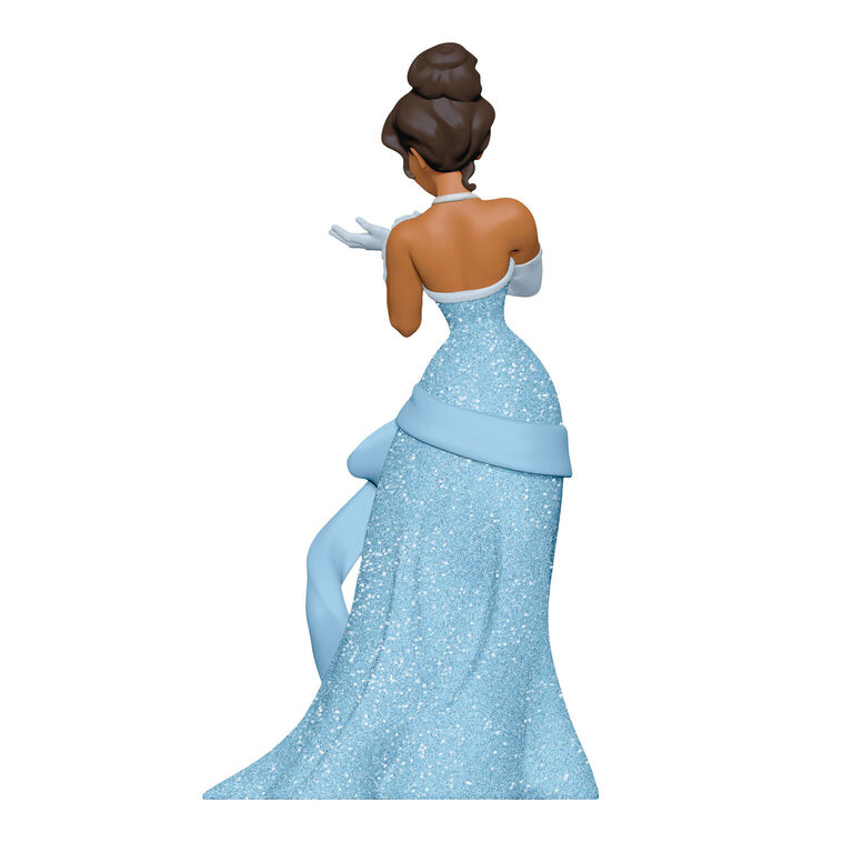 princess tiana blue dress Stunning Tiana-Inspired Prom Ideas for 2023 the tiana pop vinyl figure has been redesigned wearing her beautiful blue dress Princess Tiana In Her New