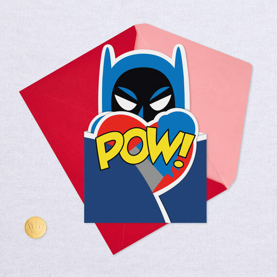 DC Comics™ Batman™ Pow! Valentine's Day Card, , large image number 6