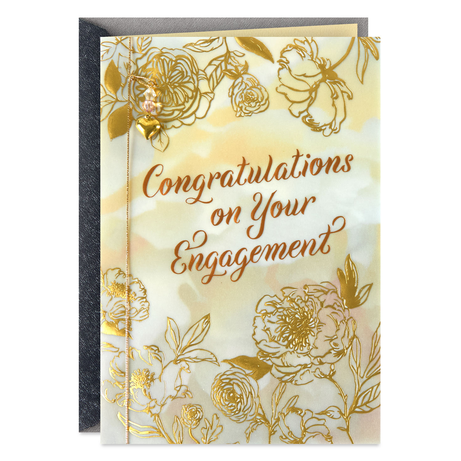 Wishing You Happiness Engagement Card