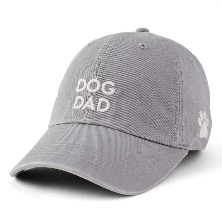 Life Is Good Dog Dad Gray Baseball Cap