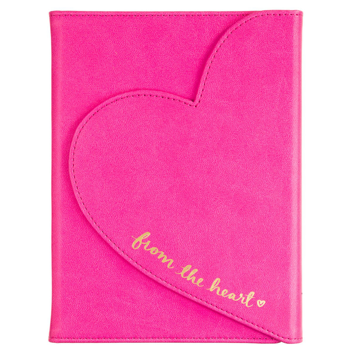 Bright Pink Heart Flap Journal Journals Hallmark