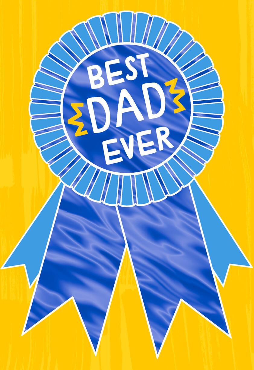 Award Ribbon Birthday Card for Dad - Greeting Cards - Hallmark
