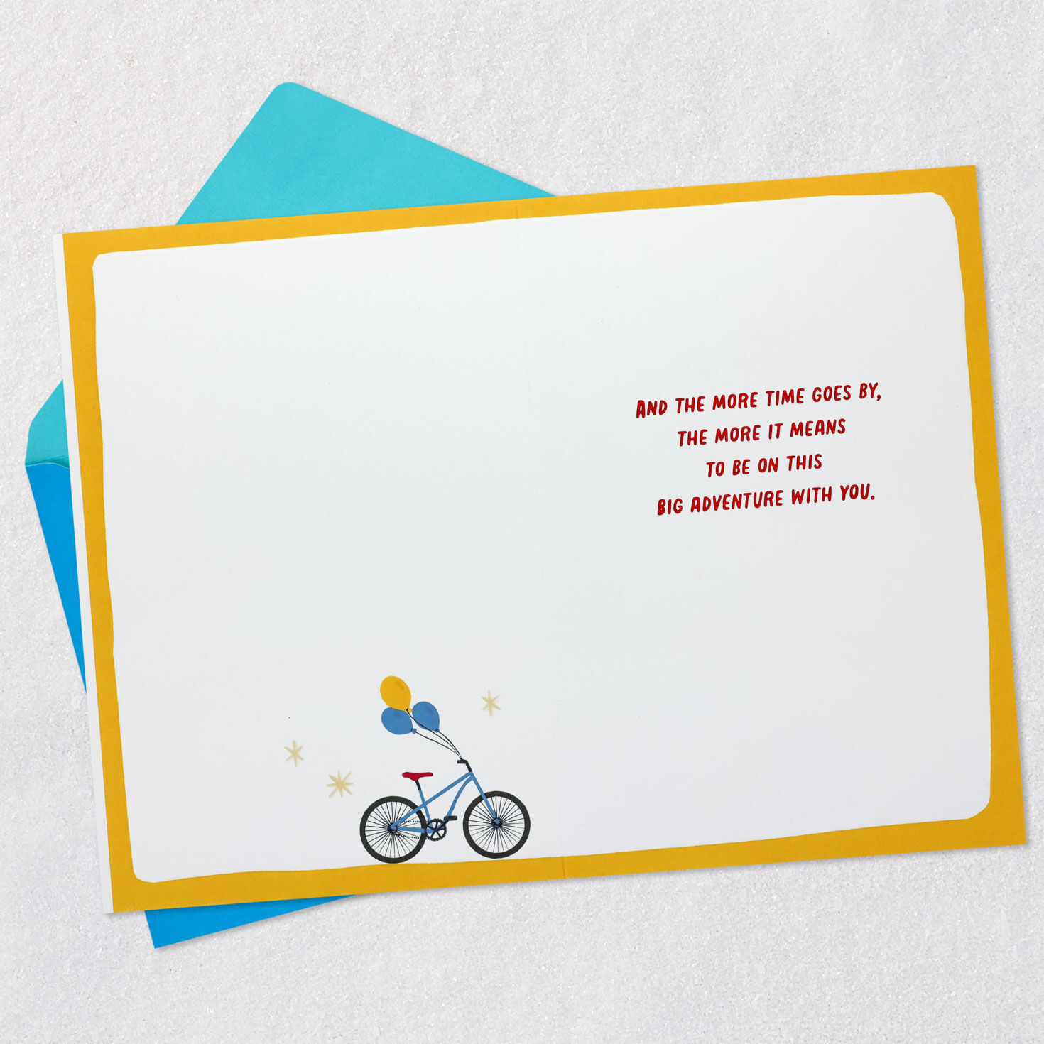Bike Wild Ride Birthday Card for Brother Open card with envelope image number 3