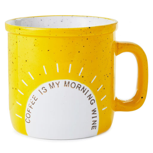 Coffee is My Morning Wine Mug, 15 oz., 