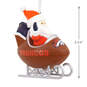 NFL Denver Broncos Santa Football Sled Hallmark Ornament, , large image number 3