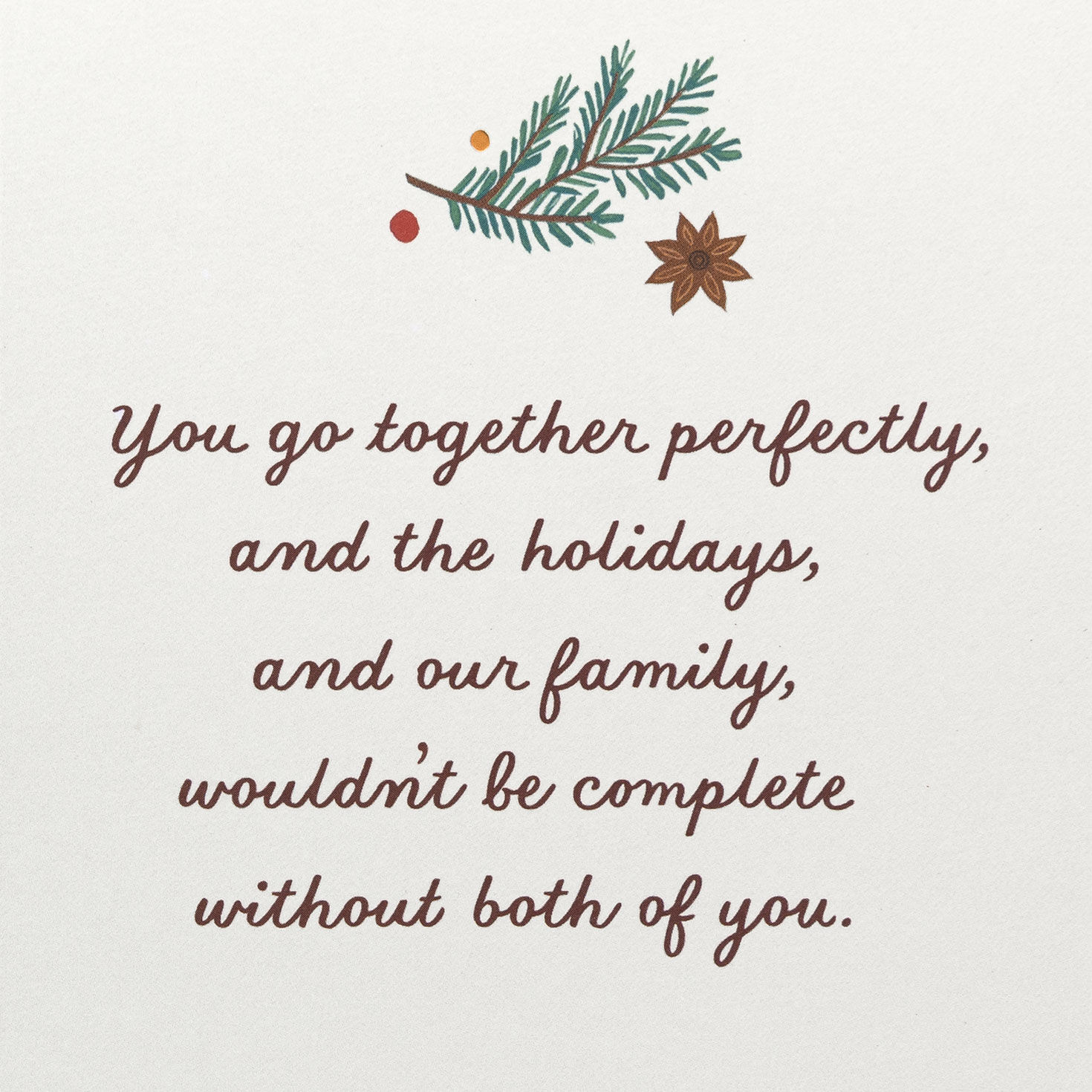 You Make Our Family Complete Holiday Card for Both, , large image number 2