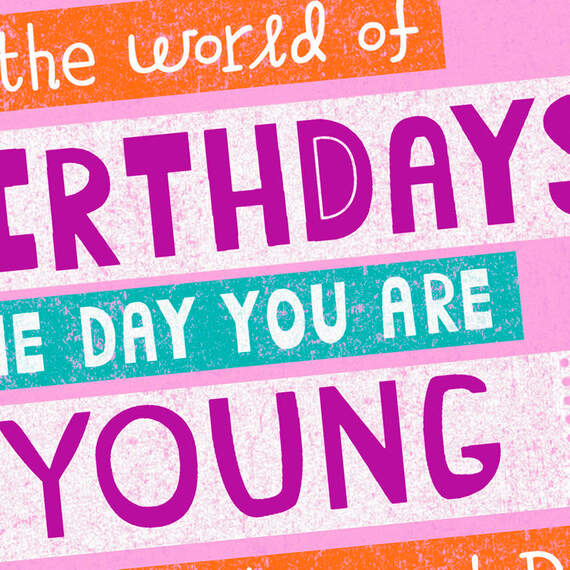 Young, Then Fabulous Funny Birthday Card, , large image number 4