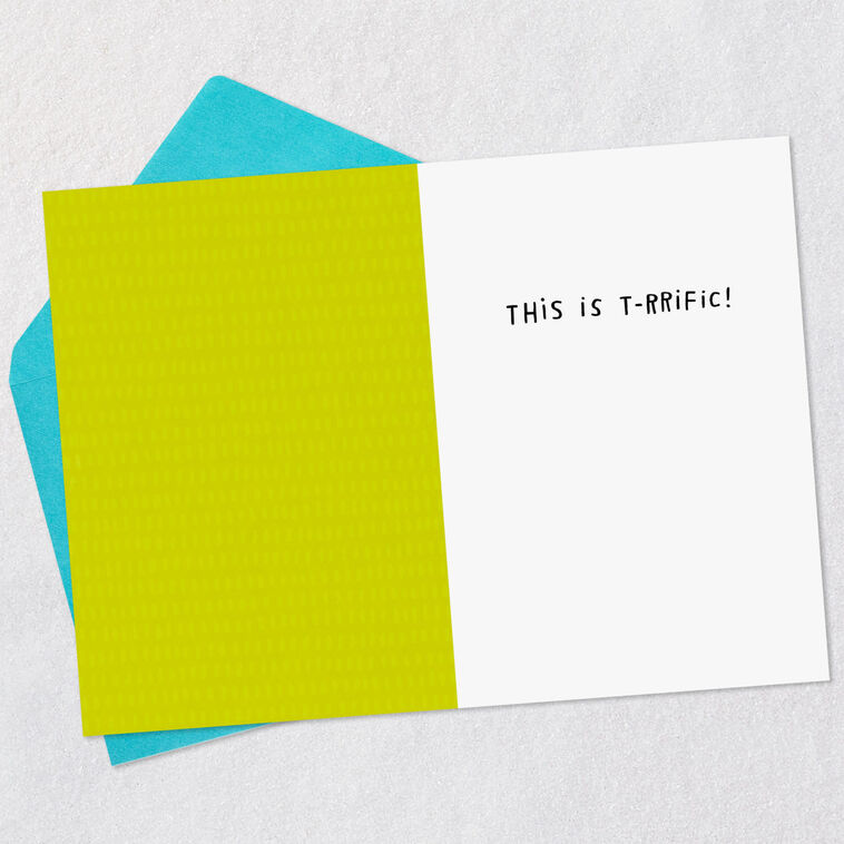 T-Rex Dino Congrats Card  image number 3