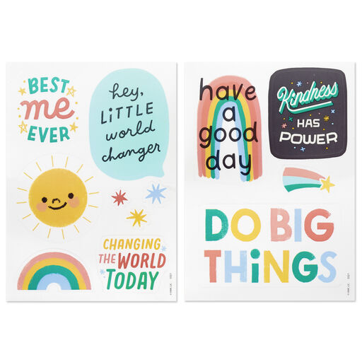 Little World Changers™ Kindness Repositionable Stickers, Pack of 12, 