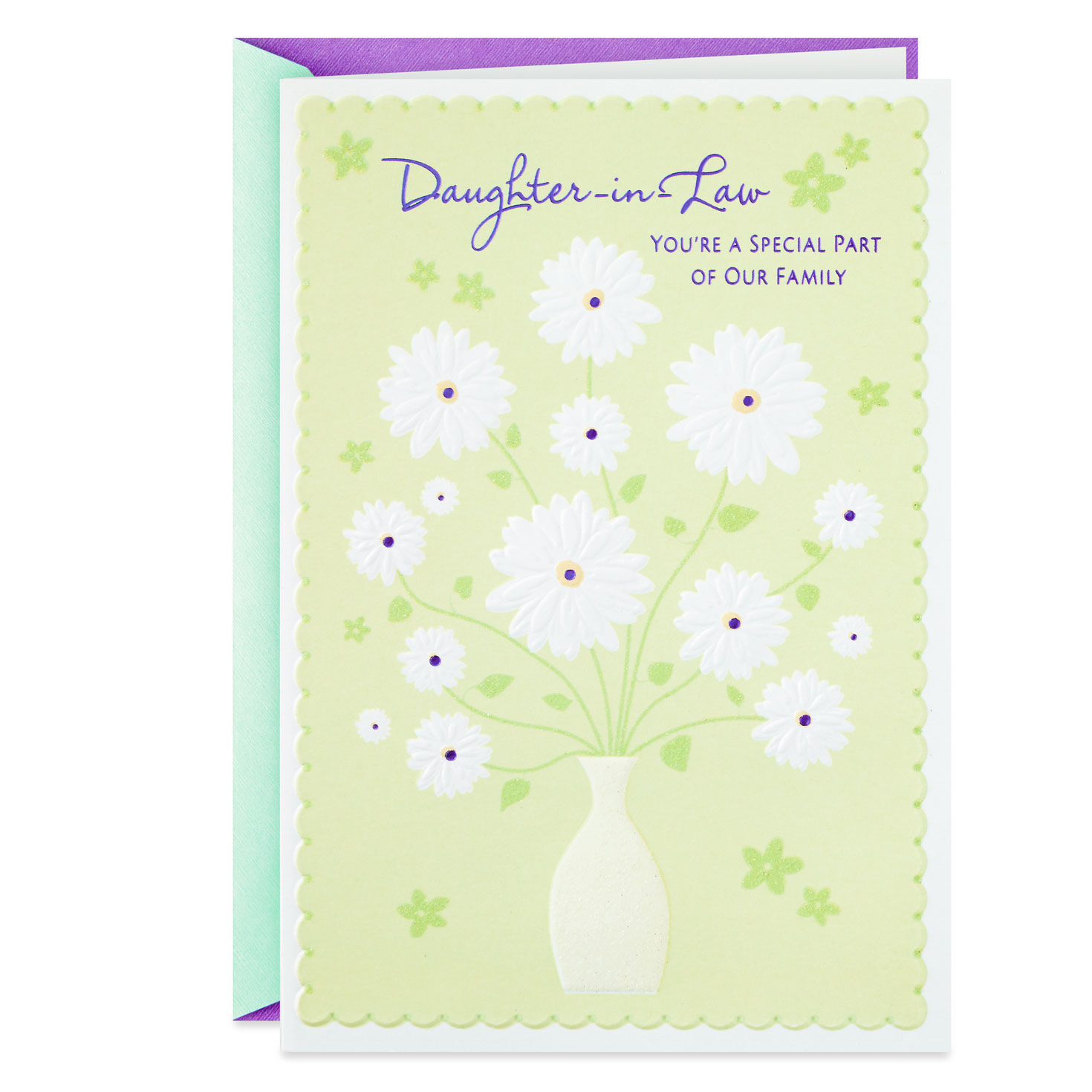 You're a Special Part of Our Family Birthday Card for Daughter-in-Law