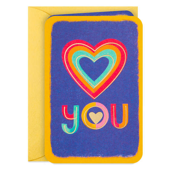 3.25" Mini Heart You So Much Love Card, , large image number 3