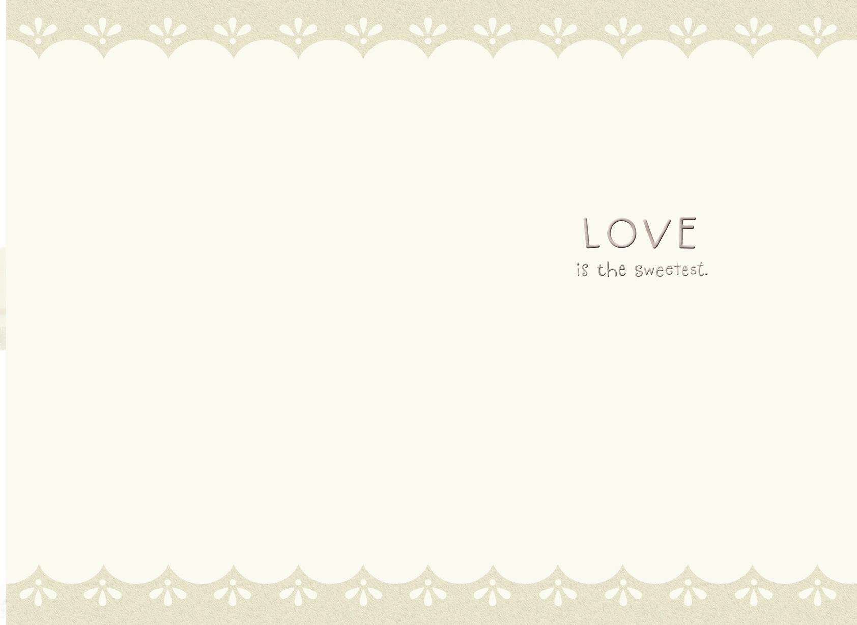 Love Is the Sweetest New Baby Boy Card
