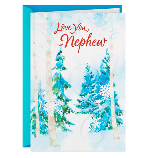 Love You, Nephew Christmas Card, 