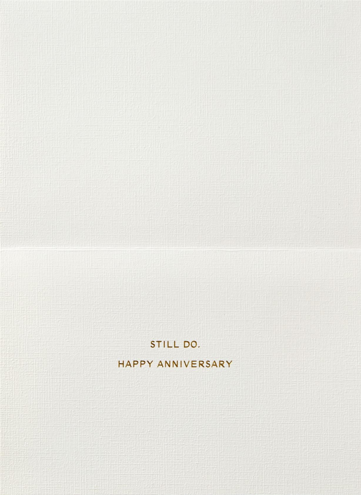 I Just Knew Anniversary Card