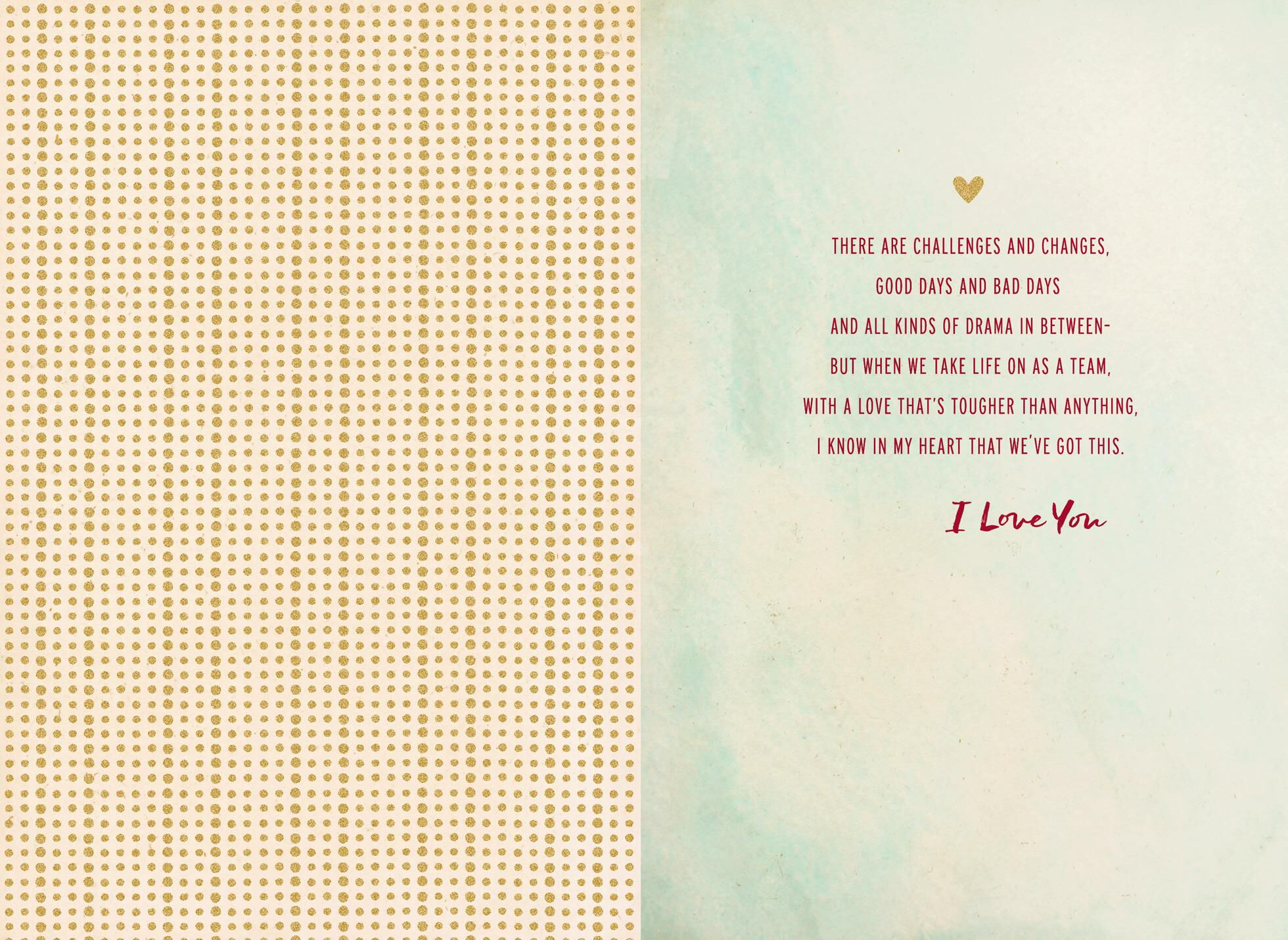 Meant For Each Other Just Because Card