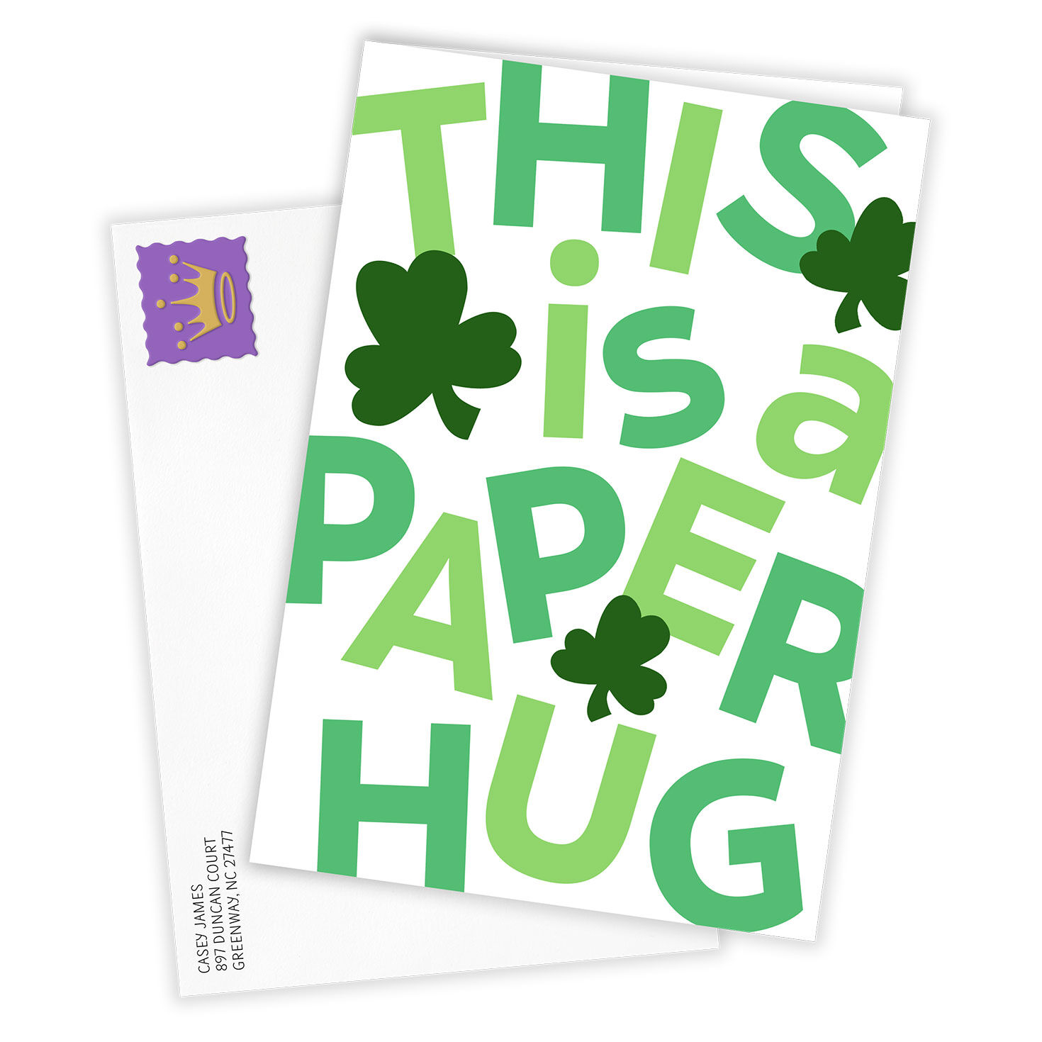 Paper Hug Custom St. Patrick's Day Card, , large image number 2