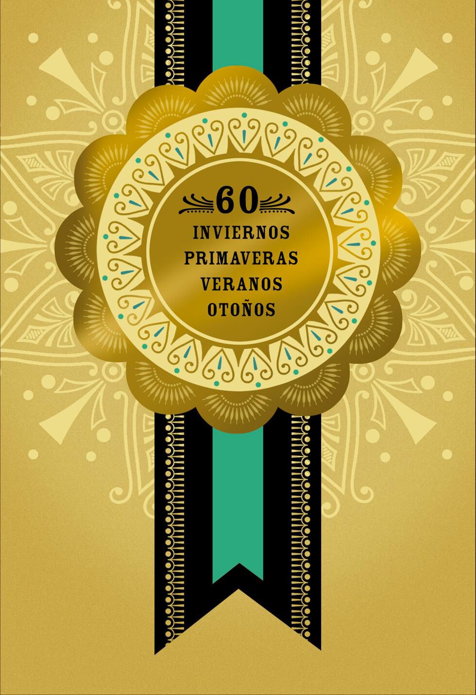 Badge of Honor Spanish-Language 60th Birthday Card