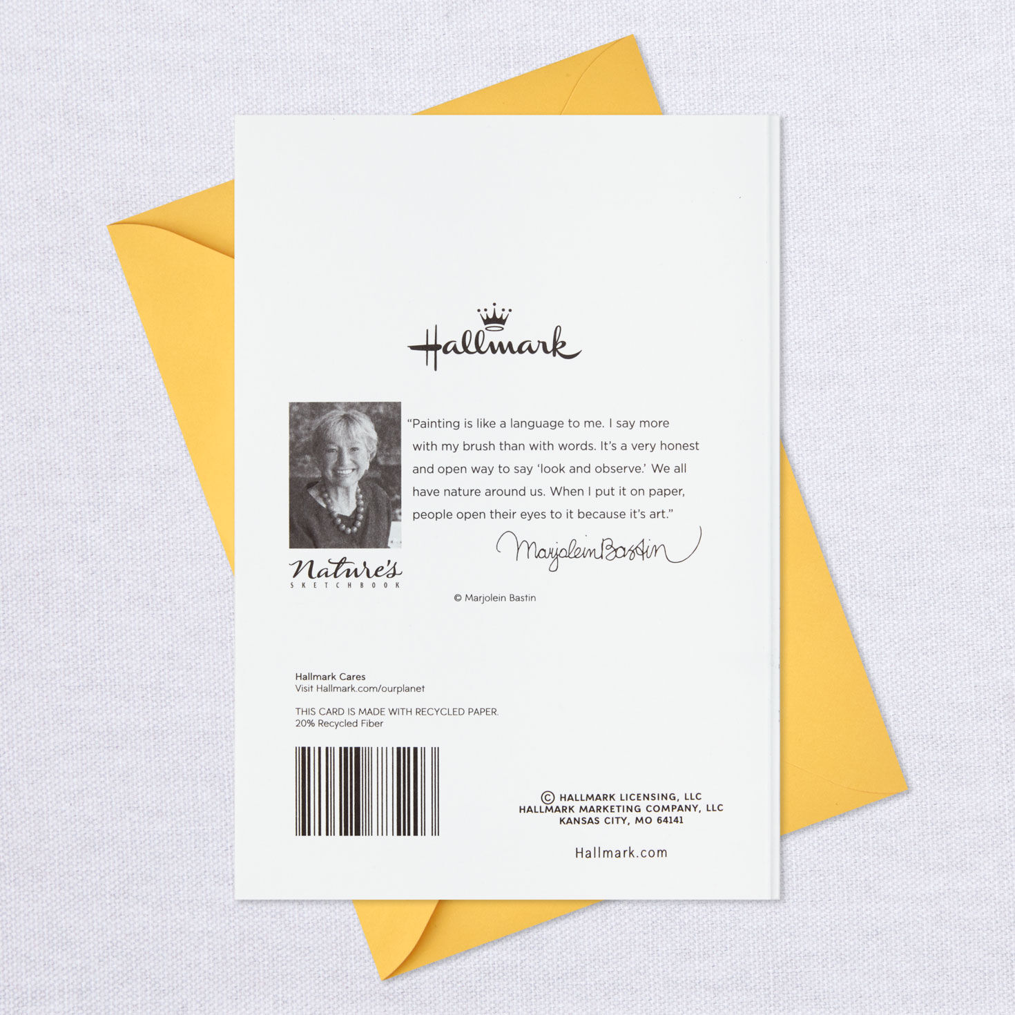 Marjolein Bastin Bouquet With Butterflies Birthday Card, , large image number 7