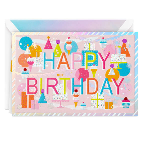 So Happy to Be Celebrating You Birthday Card, , large image number 1
