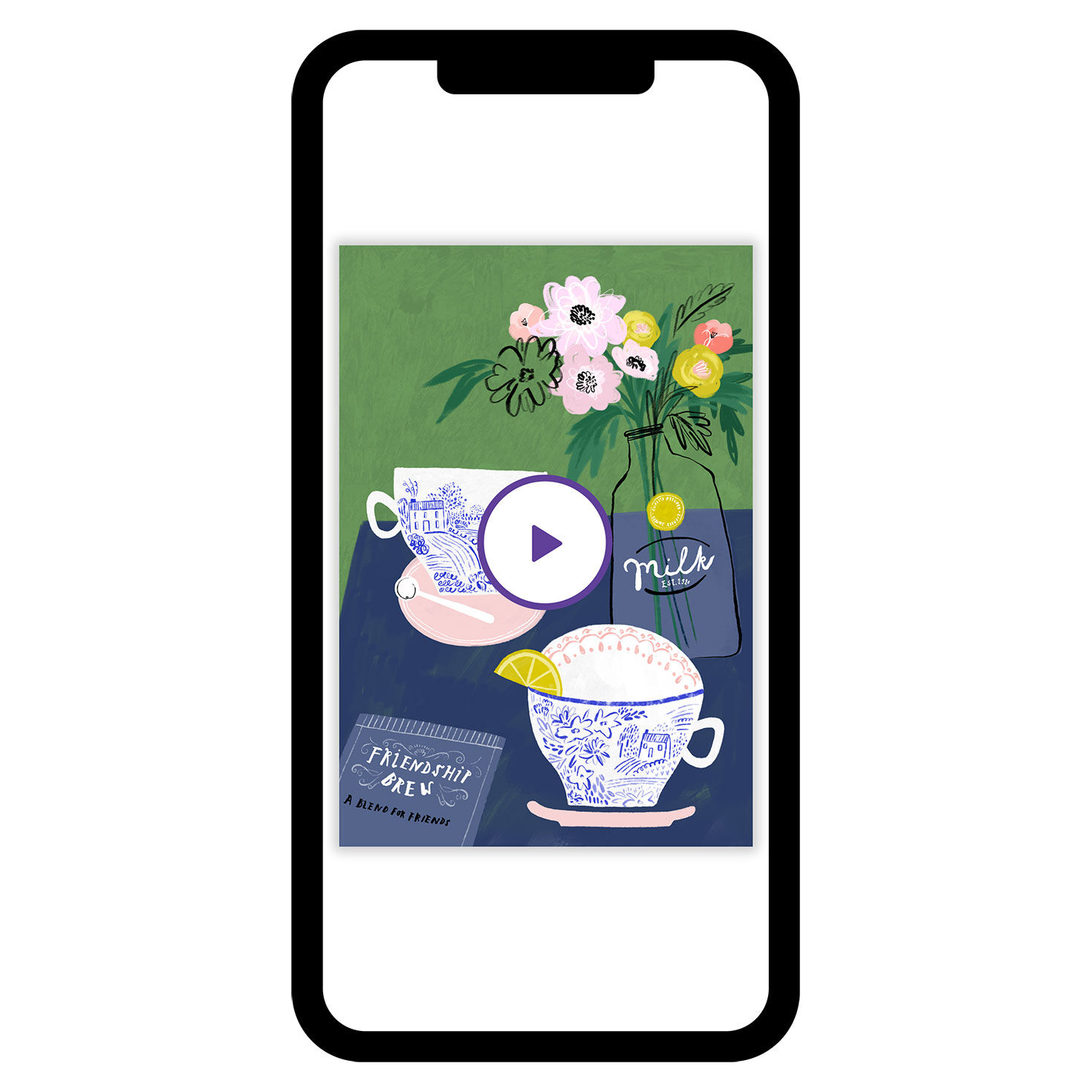 You're My Cup of Tea eCard, , large image number 1