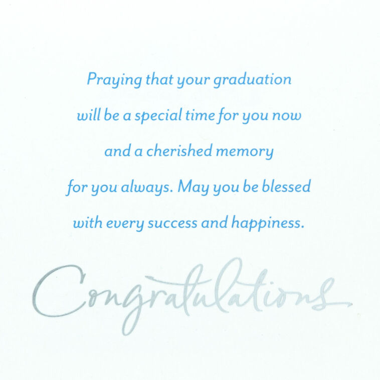 God Is With You Religious High School Graduation Card God Is With You Religious High School Graduation Card