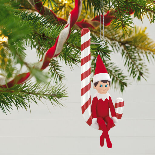 Elf on the Shelf® Candy Cane Cheer Scout Elf™ Ornament, 