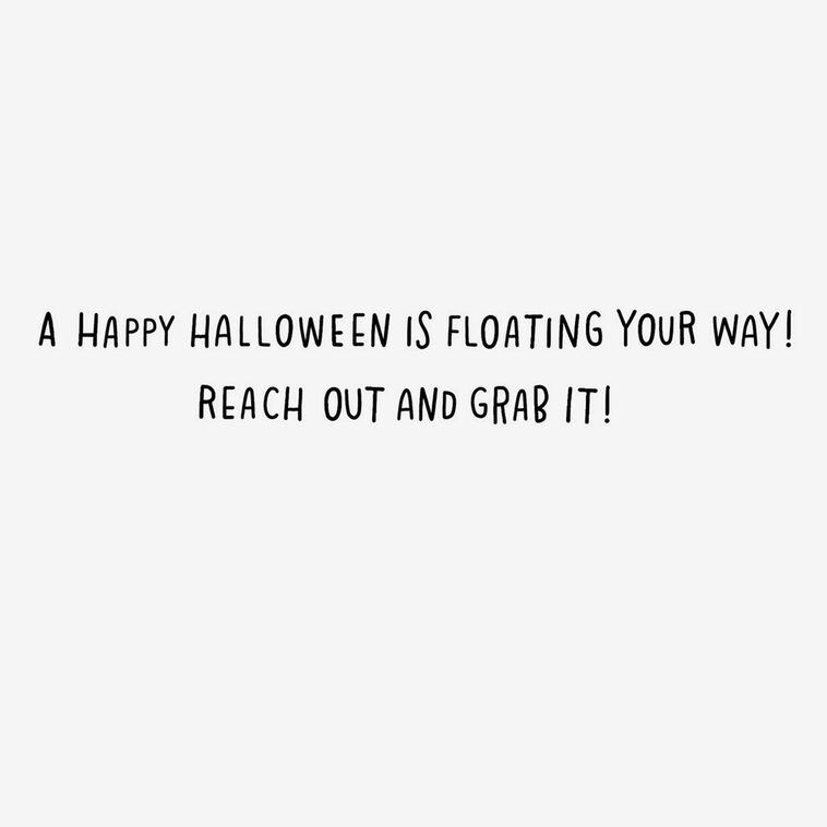 Warner Bros. IT Pennywise Floating Your Way Funny Halloween Card, , large image number 2