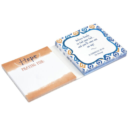 Sticky Prayers Religious Sticky Note Pad Set, 