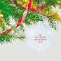 Magic Sparkling Snowflake Script Text Personalized Ornament With Light, , large image number 2